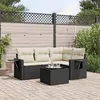 Image de vidaXL Salon de Jardin avec Coussins 5 pcs, Canapés de Terrasse, Ensemble de Meubles de Patio, Mobilier d'Extérieur, Noir 3220115
