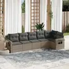Image de vidaXL Salon de Jardin avec Coussins 6 pcs, Canapés de Terrasse, Ensemble de Meubles de Patio, Mobilier d'Extérieur, Gris 3220189