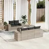 Image de vidaXL Salon de Jardin avec Coussins 6 pcs, Canapés de Terrasse, Ensemble de Meubles de Patio, Mobilier d'Extérieur, Gris 3222301