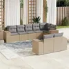 Image de vidaXL Salon de Jardin avec Coussins 8 pcs, Canapés de Terrasse, Ensemble de Meubles de Patio, Mobilier d'Extérieur, Beige 3222818