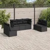 Image de Salon de jardin modulable Vidaxl 7 pieces resine tressee 62.0 x 62 x 69 cm