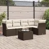 Image de vidaXL Salon de Jardin avec Coussins 6 pcs, Canapés avec Pieds Réglables, Ensemble de Meubles d'Extérieur Patio Terrasse, 3217613