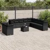 Image de vidaXL Ensemble à Manger de Jardin avec Coussins 15 pcs, Table et Chaises à Dossier Rabattable, Meubles d'Extérieur Patio 3211359