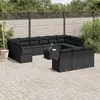 Image de vidaXL Salon de Jardin avec Coussins 11 pcs, Canapés de Terrasse, Ensemble de Meubles de Patio, Mobilier d'Extérieur, Gris 3272831