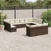 Image de vidaXL Salon de Jardin avec Coussins 4 pcs, Canapés et Table de Terrasse, Ensemble de Meubles d'Extérieur Patio, Moderne, 3257646