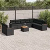Image de Salon de jardin modulable vidaxl beige 12 pieces resine tressee 55 x 62 x 69 cm 12 personnes