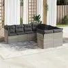 Image de vidaXL Salon de Jardin avec Coussins 8 pcs, Canapés avec Pieds Réglables, Ensemble de Meubles d'Extérieur Patio Terrasse, 3218592