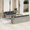 Image de vidaXL Salon de Jardin avec Coussins 8 pcs, Canapés avec Pieds Réglables, Ensemble de Meubles d'Extérieur Patio Terrasse, 3218722