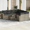 Image de Salon de jardin modulable GENERIQUE resine tressee 8 personnes 65.5 x 62 x 37 cm 9 pieces