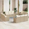 Image de vidaXL Salon de Jardin avec Coussins 12 pcs, Canapés avec Pieds Réglables, Ensemble de Meubles d'Extérieur Patio Terrasse, 3223909