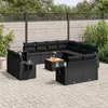 Image de Salon de jardin modulable vidaxl beige 12 personnes 13 pieces 65.5 x 62 x 37 cm rotin