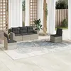 Image de vidaXL Salon de Jardin avec Coussins 5 pcs, Canapés avec Pieds Réglables, Ensemble de Meubles d'Extérieur Patio Terrasse, 3218782