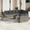 Image de Salon de jardin modulable GENERIQUE 11 pieces resine tressee 65.5 x 62 x 37 cm 10 personnes
