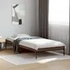 Image de vidaXL Bedframe bewerkt hout en metaal bruin eikenkleurig 100x200 cm845030