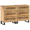 Image de vidaXL Buffets 2 pcs 60x34x75 cm bois de manguier massif brut 3217078