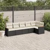 Image de Salon de jardin - VIDAXL - 6 pcs - Résine tressée - Housses amovibles - Pour 6 personnes
