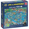 Image de Jumbo Puzzle: Hockey Championships (Jan van Haasteren) (1000 Teile) (1000 pièces)