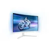 Image de Philips Evnia 5000 27M2C5501 - Écran LED - jeux - incurvé - 27" - 2560 x 1440 QHD @ 180 Hz - Fast VA - 5000:1 - HDR10 - 0.5 ms - 2xHDMI, DisplayPort - blanc