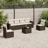 Image de vidaXL Salon de Jardin avec Coussins 7 pcs, Canapés avec Pieds Réglables, Ensemble de Meubles d'Extérieur Patio Terrasse, 3251160