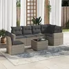 Image de Salon de jardin modulable VIDAXL 7 pieces resine tressee 62 x 62 x 69 cm