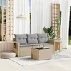 Image de Salon de jardin modulable GENERIQUE 4 pieces 3 personnes 62 x 55 x 69 cm resine tressee