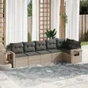 Image de vidaXL Salon de Jardin avec Coussins 6 pcs, Canapés de Terrasse, Ensemble de Meubles de Patio, Mobilier d'Extérieur, Gris 3252529