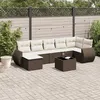 Image de Salon de jardin modulable GENERIQUE 7 personnes 8 pieces 62 x 71 x 69 cm resine tressee