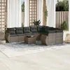 Image de Salon de jardin modulable GENERIQUE gris resine tressee 9 personnes 62 x 71 x 69 cm 10 pieces