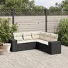 Image de Salon de jardin vidaxl rotin 5 personnes 5 pieces