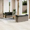 Image de vidaXL Salon de Jardin avec Coussins 6 pcs, Canapés de Terrasse, Ensemble de Meubles de Patio, Mobilier d'Extérieur, Gris 3255815