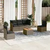 Image de vidaXL Salon de Jardin avec Coussins 6 pcs, Canapés de Terrasse, Ensemble de Meubles de Patio, Mobilier d'Extérieur, Gris 3255878