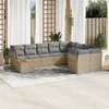Image de vidaXL Salon de Jardin avec Coussins 10 pcs, Canapés de Terrasse, Ensemble de Meubles de Patio, Mobilier d'Extérieur, 3256157
