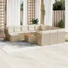 Image de Salon de jardin modulable GENERIQUE 13 pieces resine tressee 12 personnes 62 x 62 x 69 cm beige
