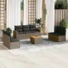 Image de vidaXL Salon de Jardin avec Coussins 8 pcs, Canapés de Terrasse, Ensemble de Meubles de Patio, Mobilier d'Extérieur, Gris 3256410