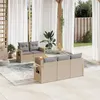 Image de vidaXL Salon de Jardin avec Coussins 6 pcs, Canapés de Terrasse, Ensemble de Meubles de Patio, Mobilier d'Extérieur, Mélange 3256780