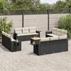 Image de vidaXL Salon de Jardin 12 pcs Mobilier de Patio Ensemble de Meubles de Terrasse Mobilier de Jardin Meubles d'Extérieur Bois 3076183