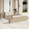 Image de vidaXL Salon de Jardin avec Coussins 8 pcs, Canapés et Table de Terrasse, Ensemble de Meubles d'Extérieur Patio, Moderne, 3257682
