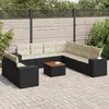 Image de vidaXL Salon de Jardin avec Coussins 12 pcs, Canapés de Terrasse, Ensemble de Meubles de Patio, Mobilier d'Extérieur, Gris 3227516