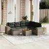 Image de vidaXL Salon de Jardin avec Coussins 8 pcs, Canapés de Terrasse, Ensemble de Meubles de Patio, Mobilier d'Extérieur, Gris 3257894