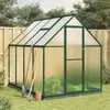 Image de vidaXL Tuinkas met basisframe 224x169x202 cm aluminium groen3266324