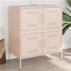 Image de vidaXL Buffet rose 68x39x79 cm acier, armoire, placard, buffet haut, armoire latérale, armoire de rangement, organisateur de 842953
