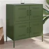 Image de Buffet vert olive 68x39x79 cm acier