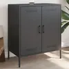 Image de vidaXL Buffet noir 68x39x79 cm acier 842976