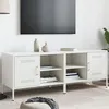 Image de vidaXL Meubles TV 2 pcs blanc 68x39x50,5 cm acier, support TV, buffet TV, meuble multimédia, banc TV, armoire hifi 843005