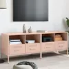 Image de vidaXL Meubles TV 2 pcs, Armoires de Télévision avec Pieds, Supports Télé avec Rangement Salon Salle de Séjour, Rose 843045