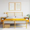 Image de vidaXL Tables de chevet 2 pcs jaune moutarde 36x39x50,5 cm, armoire, armoire latérale, mobilier de chambre à coucher, table 843061