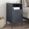 Image de vidaXL Table de Chevet, Armoire de Lit avec Porte, Table de Nuit avec Compartiment, Armoire de Nuit Chambre à Coucher, 843070