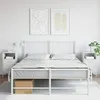 Image de vidaXL Tables de Chevet 2 pcs, Armoires de Lit avec Porte, Tables de Nuit avec Compartiment, Armoires de Nuit Chambre, Blanc 843077
