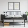 Image de vidaXL Tables de Chevet 2 pcs, Armoires de Lit avec Pieds, Tables de Nuit avec Tiroirs, Armoires de Nuit Chambre à Coucher, 843079