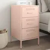 Image de vidaXL Table de Chevet, Armoire de Lit avec Pieds, Table de Nuit avec Tiroirs, Armoire de Nuit Chambre à Coucher, Rose 843080